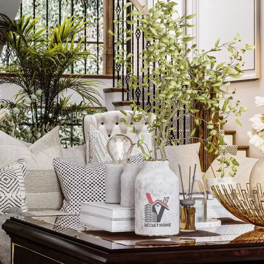 classic living room interior decoration companies in dubai