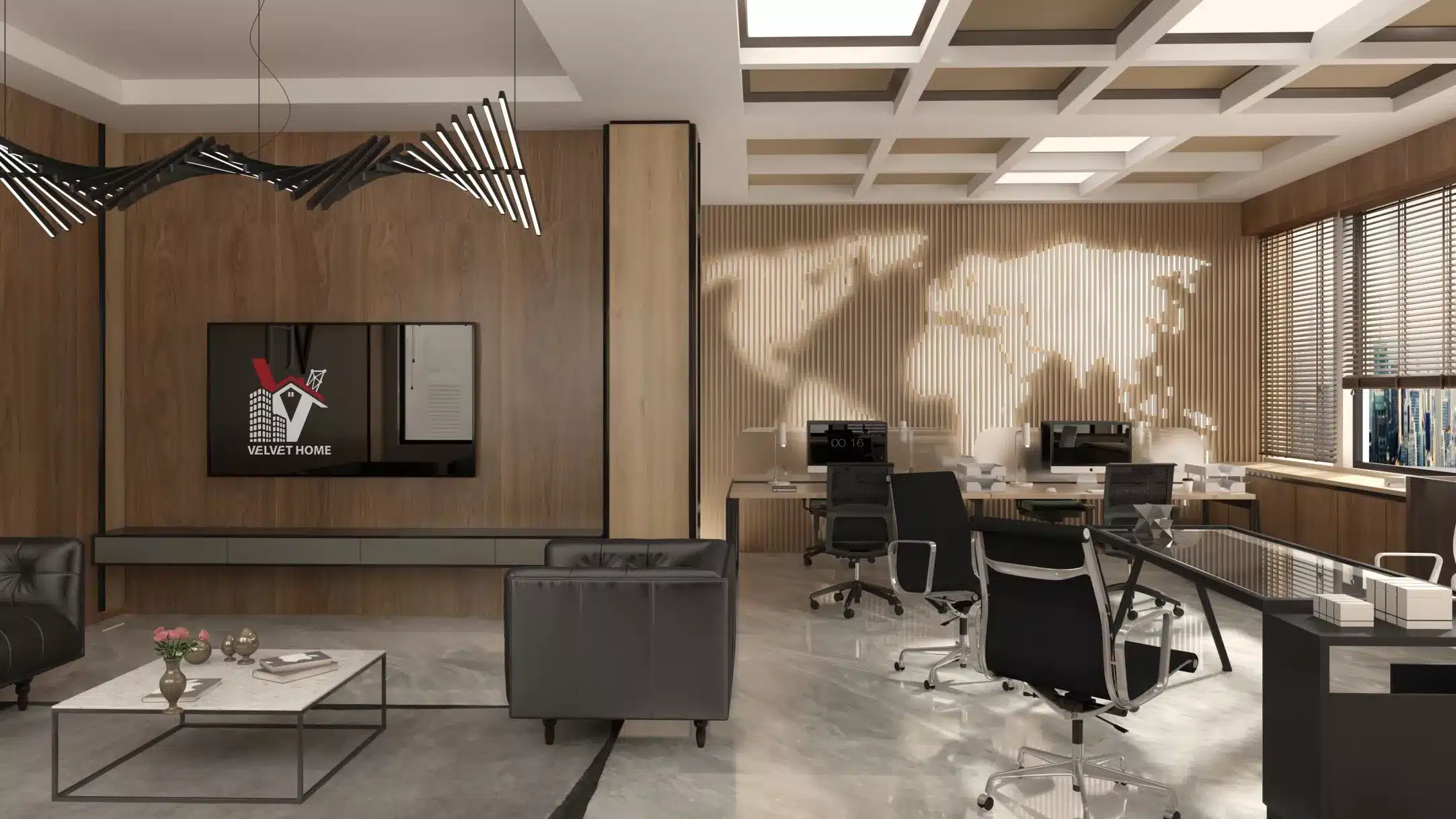 modern interior design office