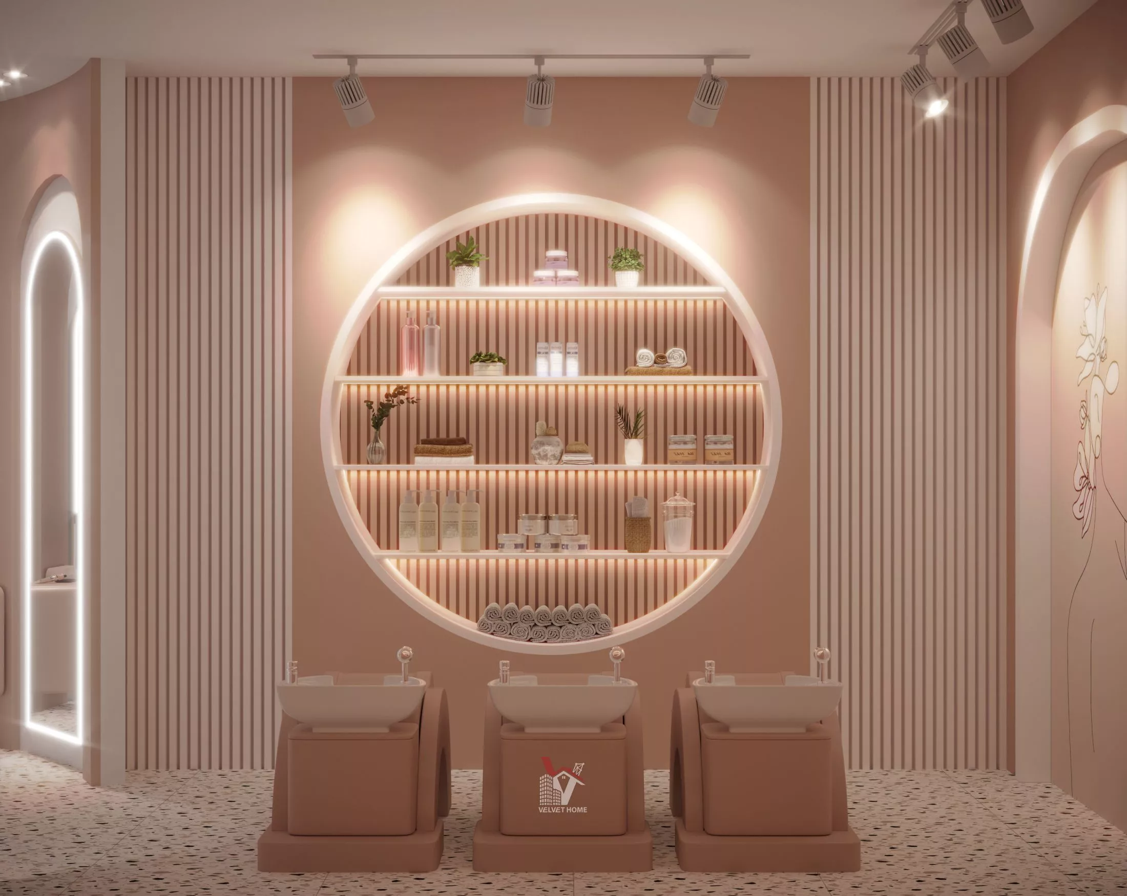 beauty salon interior design