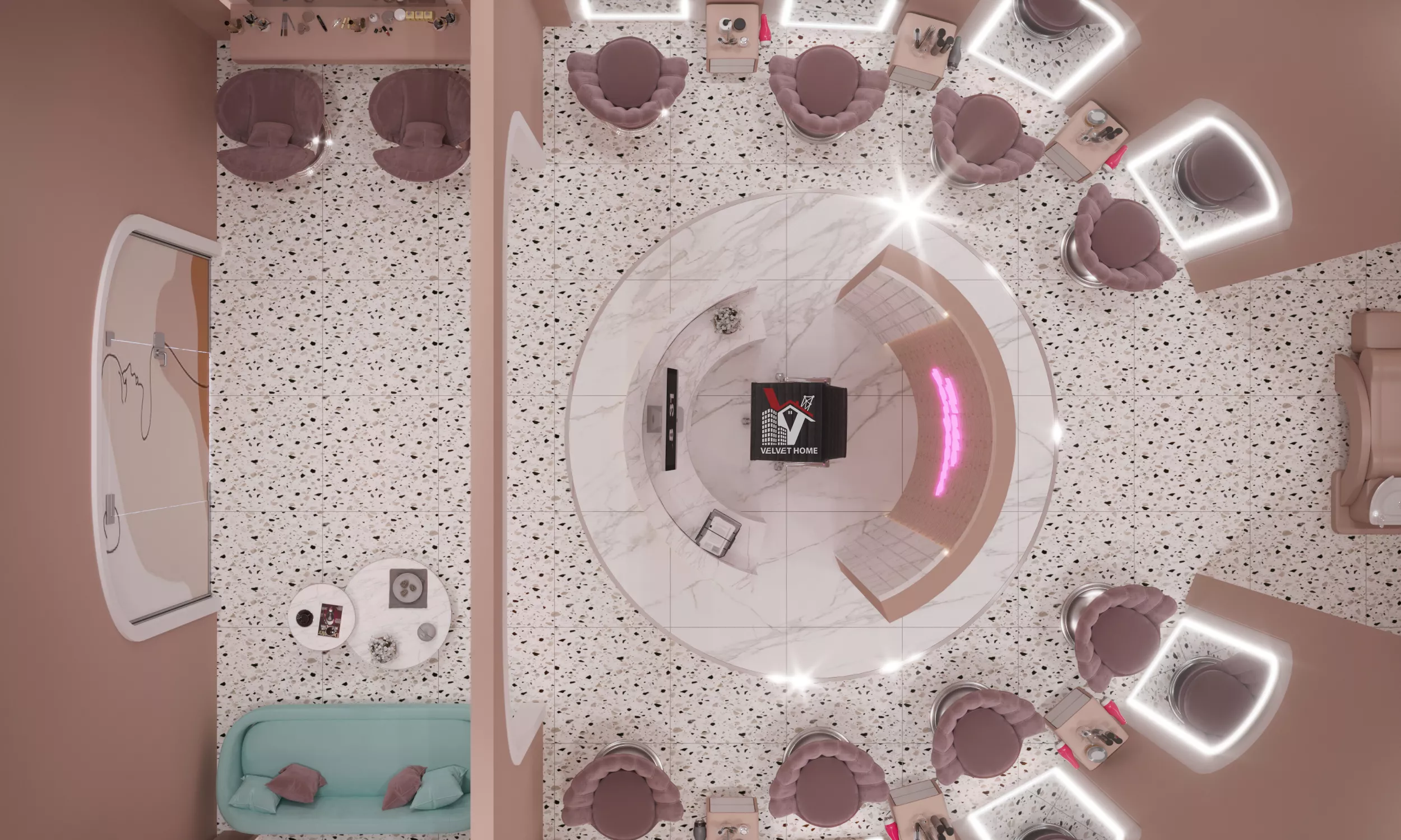 salon decor ideas