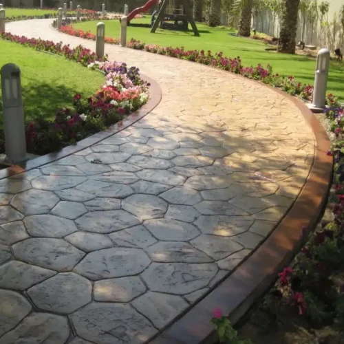 At Stamped Concrete Works, we are a decorative concrete contractor who understands that a solid foundation is built on the relationships we foster with our clients. Each project is an artistic endeavor, turning your vision into a reality, ensuring every decorative expression reflects your personal dream.