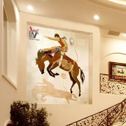 At Velvet Home, we harness the capabilities of modern, fast-growing technology for designing. Using waterjet cutting machines, we craft bespoke shapes and designs from stone, marble, and other materials, ensuring each project is a distinct piece of art.